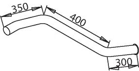 Труба выхлопного газа IMASAF 3250