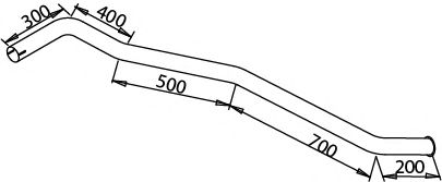 Труба выхлопного газа ZARA 9236