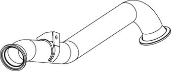 Труба выхлопного газа DINEX 22195
