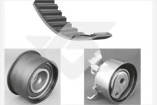 Комплект ремня ГРМ HUTCHINSON KH 168