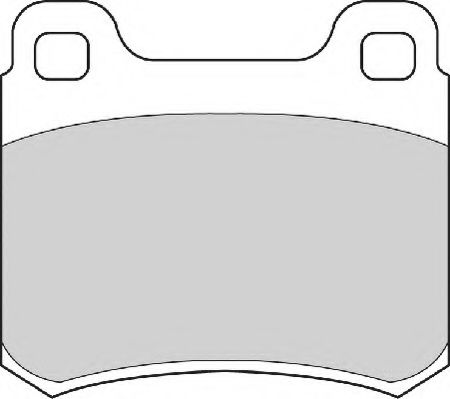 Комплект тормозных колодок, дисковый тормоз NECTO FD4173A