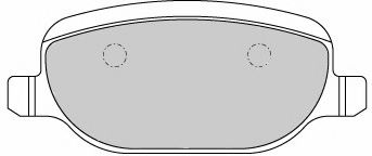Комплект тормозных колодок, дисковый тормоз NECTO FD7194A