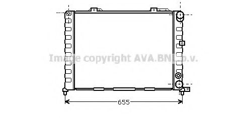 Радиатор, охлаждение двигателя AVA QUALITY COOLING AL2052