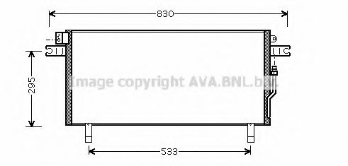 Конденсатор, кондиционер AVA QUALITY COOLING DN5268