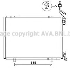 Конденсатор, кондиционер AVA QUALITY COOLING FD5593