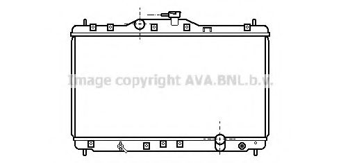 Радиатор, охлаждение двигателя AVA QUALITY COOLING HD2073
