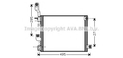 Конденсатор, кондиционер AVA QUALITY COOLING HY5194