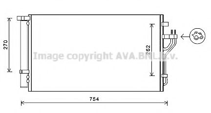 Конденсатор, кондиционер AVA QUALITY COOLING HYA5279D