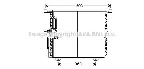 Конденсатор, кондиционер AVA QUALITY COOLING MS5388