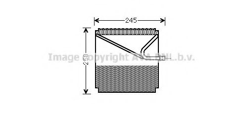 Испаритель, кондиционер AVA QUALITY COOLING MSV454