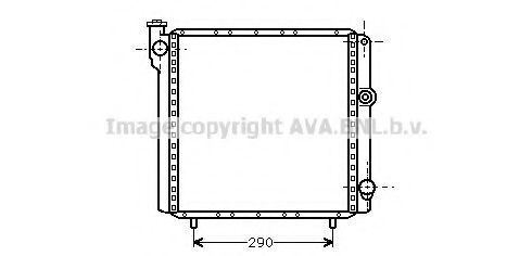 Радиатор, охлаждение двигателя AVA QUALITY COOLING RT2040