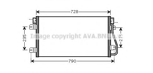 Конденсатор, кондиционер AVA QUALITY COOLING RTA5348
