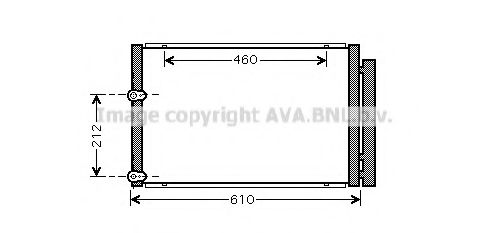 Конденсатор, кондиционер AVA QUALITY COOLING TO5429D