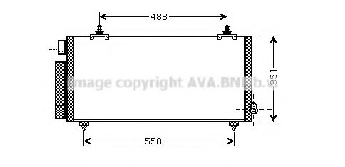 Конденсатор, кондиционер AVA QUALITY COOLING TO5493D