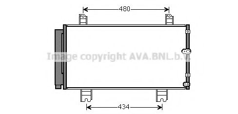 Конденсатор, кондиционер AVA QUALITY COOLING TO5572D