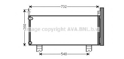 Конденсатор, кондиционер AVA QUALITY COOLING TO5660D