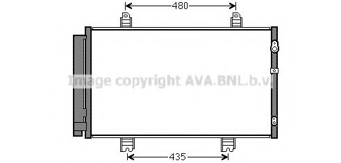 Конденсатор, кондиционер AVA QUALITY COOLING TOA5646D