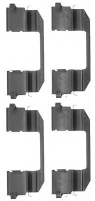 Комплектующие, колодки дискового тормоза MGA A162