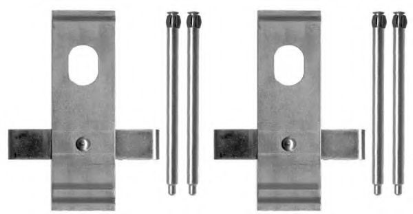 Комплектующие, колодки дискового тормоза MGA A234