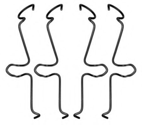 Комплектующие, колодки дискового тормоза MGA A87