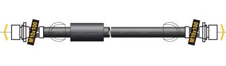 Тормозной шланг MGA F6656