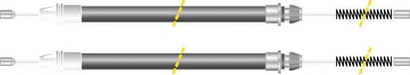 Трос, стояночная тормозная система MGA KC4762