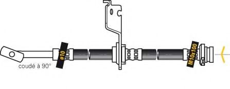Тормозной шланг MGA F6955