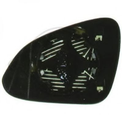 Зеркальное стекло, наружное зеркало DIEDERICHS 1826127