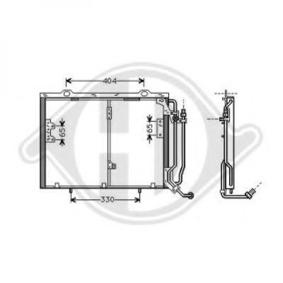 Конденсатор, кондиционер DIEDERICHS 8167000
