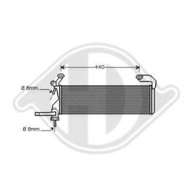 Топливный радиатор DIEDERICHS 8167007
