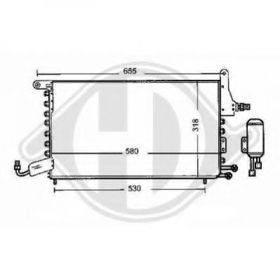 Конденсатор, кондиционер DIEDERICHS 8743000