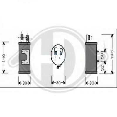 Осушитель, кондиционер DIEDERICHS 8743003
