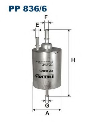 Топливный фильтр FILTRON PP836/6