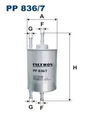 Топливный фильтр FILTRON PP836/7