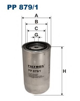 Топливный фильтр FILTRON PP879/1