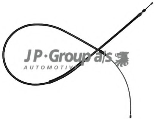 Трос, стояночная тормозная система JP GROUP 1470302080