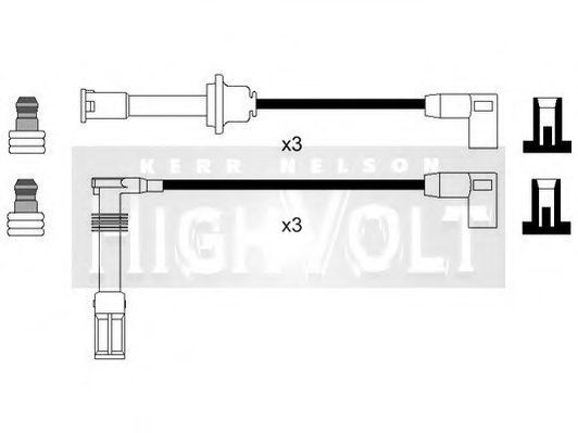 Комплект проводов зажигания STANDARD OEF830