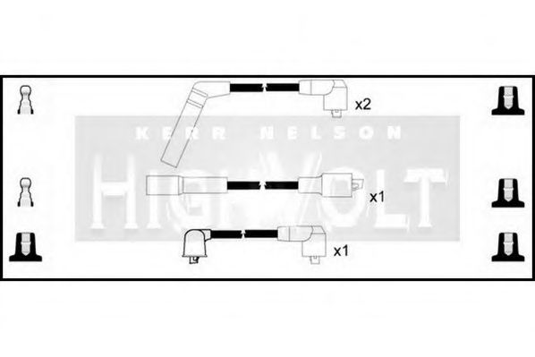 Комплект проводов зажигания STANDARD OEF633