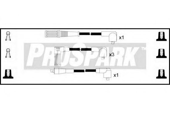 Комплект проводов зажигания INTERMOTOR 83059