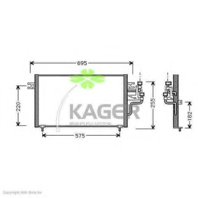 Конденсатор, кондиционер KAGER 94-5232