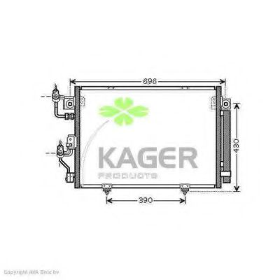 Конденсатор, кондиционер KAGER 94-6178