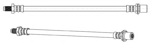 Тормозной шланг KAWE 511173