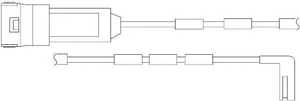 Сигнализатор, износ тормозных колодок KAWE WS0193A