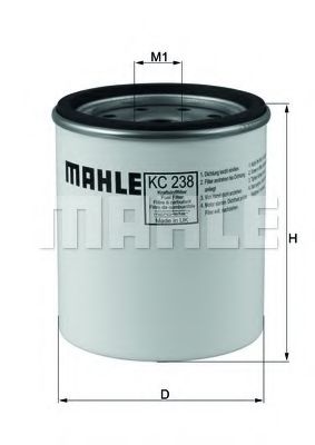 Топливный фильтр MAHLE ORIGINAL KC 238D