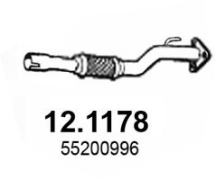 Труба выхлопного газа ASSO 12.1178
