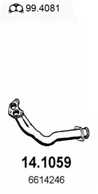 Труба выхлопного газа ASSO 14.1059