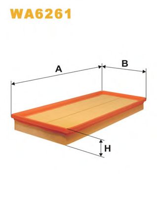 Воздушный фильтр WIX FILTERS WA6261