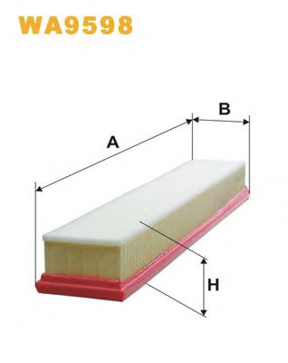 Воздушный фильтр WIX FILTERS WA9598