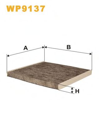 Фильтр, воздух во внутренном пространстве WIX FILTERS WP9137