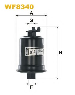 Топливный фильтр WIX FILTERS WF8340